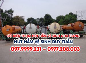 SỐ ĐIỆN THOẠI HÚT HẦM VỆ SINH NHA TRANG