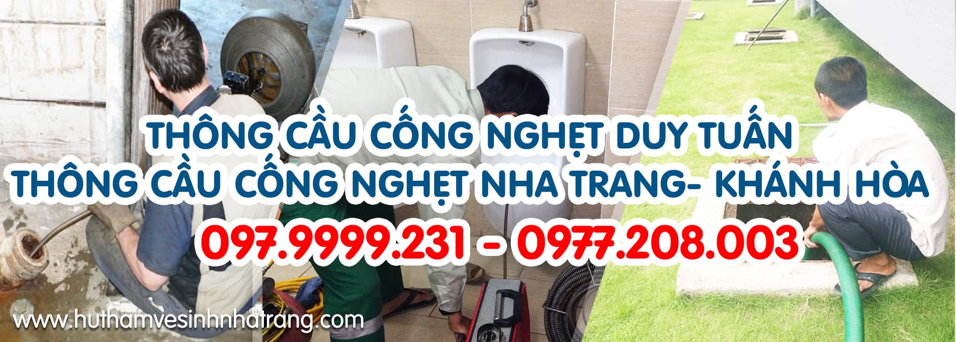 Dịch vụ thông cầu cống nghẹt Nha Trang